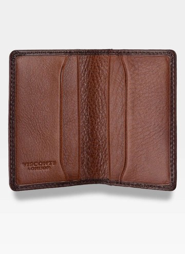 Visconti Pánska stredná kožená peňaženka AT55 Brown