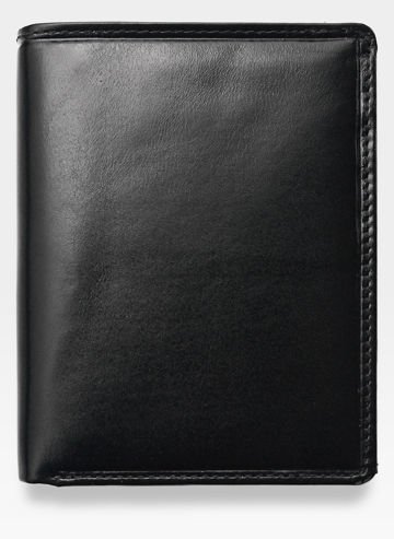 Visconti Pánska talianska kožená peňaženka MONZA MZ3 Black