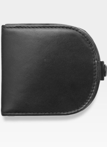Visconti Vysokokvalitná pánska kožená peňaženka Horseshoe Black