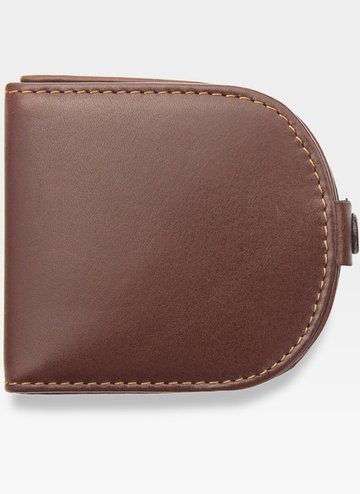 Visconti Vysokokvalitná pánska kožená peňaženka Horseshoe Brown