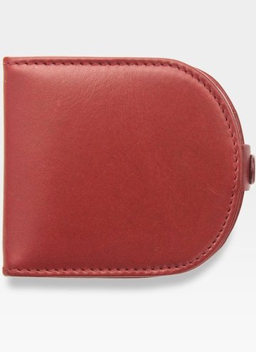 Visconti Vysokokvalitná pánska kožená peňaženka Horseshoe Red