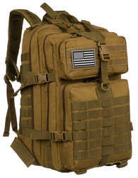 Vojenský, nepremokavý cestovný batoh z polyesteru a nylonu - Peterson