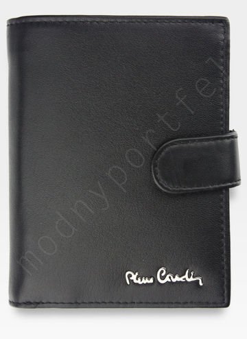 Zapínaná pánska peňaženka Pierre Cardin Kožená čierna Tilak09 331A RFID Box